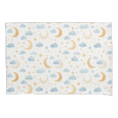 Boho Maan Sterren Wolk Kinderen Kussensloop (Voorkant-Links)