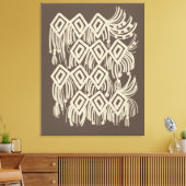 Boho Macrame Hangende Schilderij Canvas Afdruk (Insitu (Woonkamer))