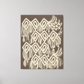 Boho Macrame Hangende Schilderij Canvas Afdruk (Voorkant)
