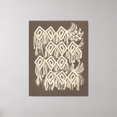 Boho Macrame Hanging Painting Canvas Afdruk (Voorkant)