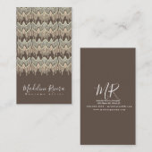 Boho Macrame Kunstenaar Handgemaakte Kunst Ontwerp Visitekaartje (Voorkant / Achterkant)