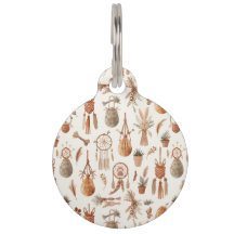 Boho Macrame Pasen Huisdier ID Tag Geweven Eieren