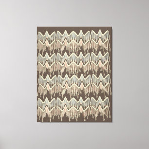 Boho Macrame Schildering Doodle Kunst Canvas Afdruk