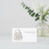 Boho Macrame Waterverf Tas Visitekaartje (Staand voorkant)