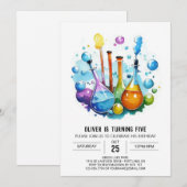 Boho Mad Scientist Discovery Verjaardag Kaart (Voorkant / Achterkant)