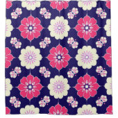 Boho Magenta Gordijn voor de Douche (Voorkant)
