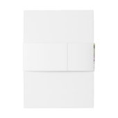 Boho Magenta Paarse roze geel bloemenbruiloft Uitnodigingen Wikkel (Achterkant Voorbeeld)