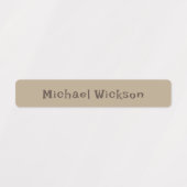 Boho magere lijm waterdicht labels (Design 1)