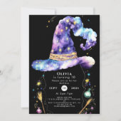 Boho Magic Editable Wizard Verjaardag Kaart (Voorkant)