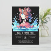Boho Magical Princess Verjaardag Kaart (Staand voorkant)