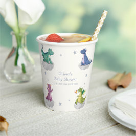 Boho Magische Kleine Sterren Draak Baby Borrel Papieren Bekers