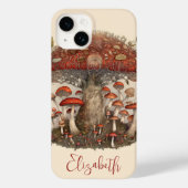 Boho Magische Rode Gevlekte Paddestoel Case-Mate iPhone Case (Achterkant)