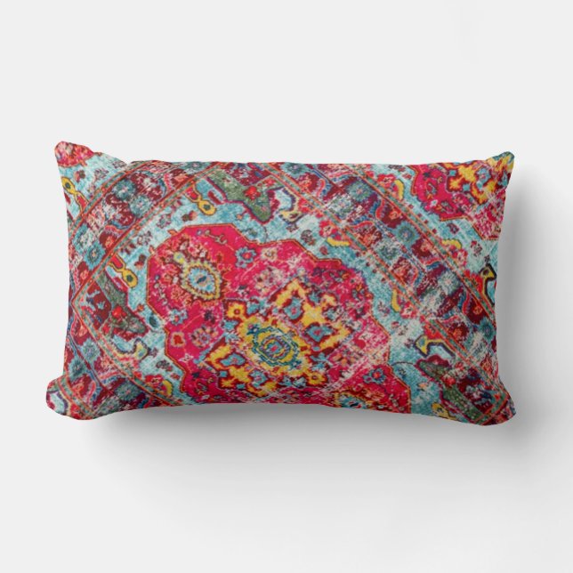 Boho Magische Vloerkleed Kussen (Voorkant)
