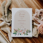 Boho Magnolia Uitnodiging Vrijgezellenfeest Partij