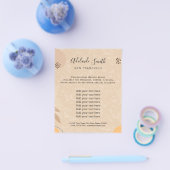 Boho Make-up Artiesten Flyer | Scan de QR-code (Enkel)