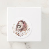 Boho mama en Baby egel Baby shower Dank u Bedankjes Labels (In situ)