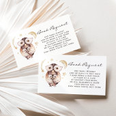 Boho mama en Baby uil boek aanvraag Kaart Visitekaartje