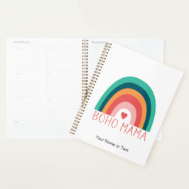 Boho Mama Regenboog Moderne Felle Kleuren Trend Planner