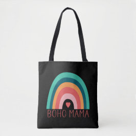 Boho Mama Regenboog Moderne Felle Kleuren Trendy T Tote Bag