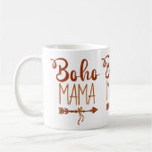 Boho Mama Veer Pijl Typografie Koffiemok (Links)