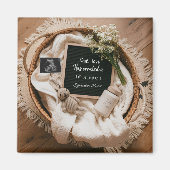 Boho mand aankondiging aandenken magneet (Voorkant)