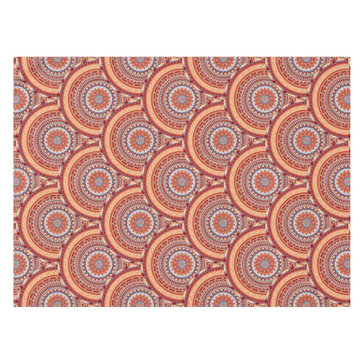 Boho mandala abstract modelontwerp tafelkleed (Voorkant (Horizontaal))