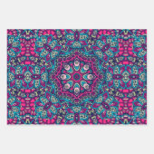 Boho Mandala abstract ontwerp Inpakpapier Vel (Voorkant)