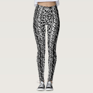 Boho Mandala Bloem & Blad Leggings