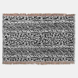 Boho Mandala Bloem & Leaf Gooi Deken