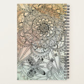 Boho Mandala Bohemian Art Planner (Achterkant)