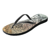 Boho Mandala Bohemian Art Teenslippers (Schuin)