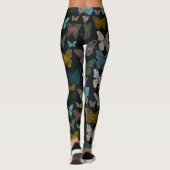 Boho Mandala Butterflies Leggings (Achterkant)