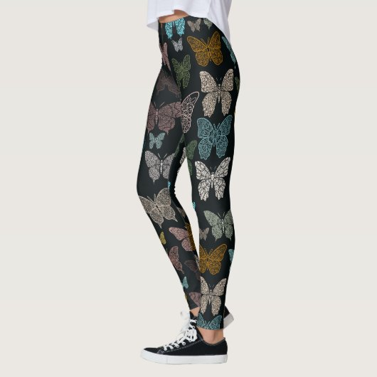 Boho Mandala Butterflies Leggings (Links)