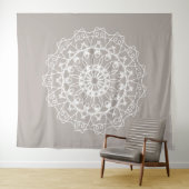 Boho Mandala College Dorm Wall Hanging Wandkleed (In Situ (horizontaal))