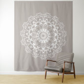 Boho Mandala College Dorm Wall Hanging Wandkleed (In situ)