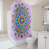 Boho Mandala Douchegordijn (In situ)
