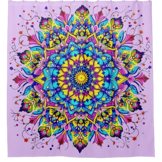 Boho Mandala Douchegordijn (Voorkant)