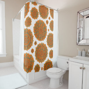 Boho Mandala Douchegordijn – Spirituele Home Decor
