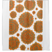Boho Mandala Douchegordijn – Spirituele Home Decor (Voorkant)
