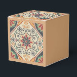 Boho Mandala Favor Box – Aardse Bloemenprint Bedankdoosjes<br><div class="desc">Voeg een artistiek tintje toe aan je evenement met deze favorietendoos verpakt in een levendig boho-mandala-ontwerp. Geïnspireerd door traditionele tegelkunst en aardse bloemtonen, is deze doos perfect voor bruiloften, festivals, culturele evenementen of unieke cadeauverpakkingen. Het ingewikkelde patroon contrasteert prachtig met de zachte zandkleurige zijkanten, waardoor het een handgemaakte uitstraling krijgt...</div>