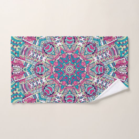 Boho Mandala Festive   Bad Handdoek (Handdoek)