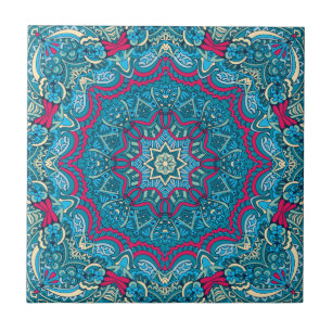 Boho Mandala Festive Tegeltje