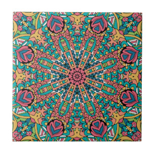 Boho Mandala Festive Tegeltje