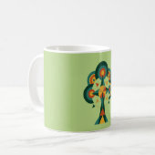 Boho Mandala Kunst Levensboom Koffiemok (Voorkant links)