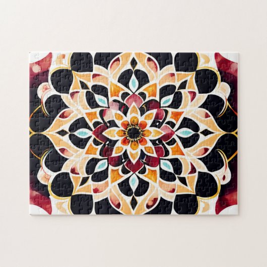 Boho Mandala Legpuzzel (Horizontaal)