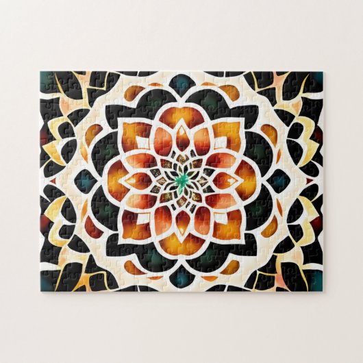 Boho Mandala Legpuzzel (Horizontaal)