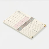Boho Mandala Maandelijkse Planner Post-it® Notes (Schuin)