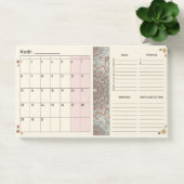 Boho Mandala Maandelijkse Planner Post-it® Notes (Kantoor)