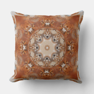 Boho Mandala Rust Grey Dusty Peach Sierkussen