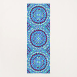 Boho Mandala Yoga Middennacht Dromen Blauw Oefenin Yogamat